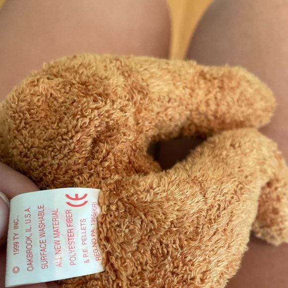 RARE WITH ERRORS--Ty Beanie Baby Fuzz The Bear - Picture 3 of 5